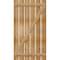Ekena Millwork Spaced Board-n-Batten Shutters w/Z-Bar, Rough Sawn Western Red Cedar, 34 3/4W x 64H, PR RBS06Z35X064RWR - alternate 4